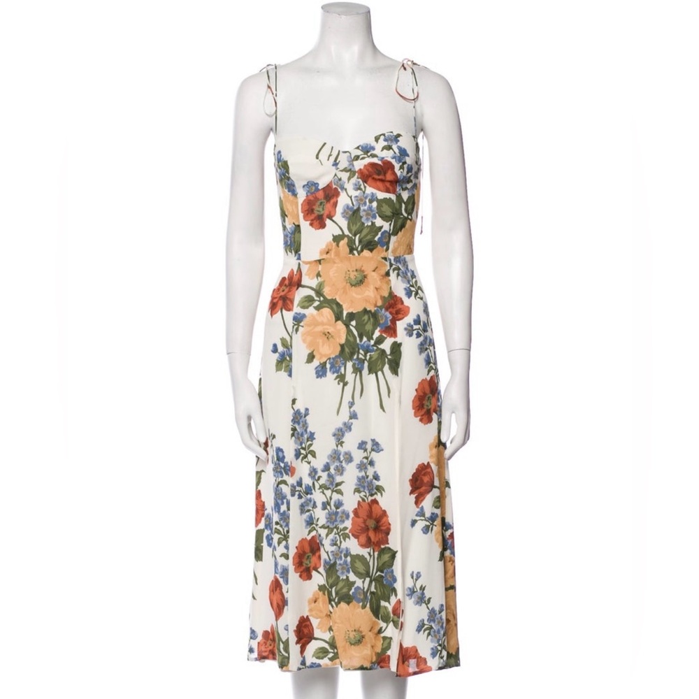Reformation Juliette Floral-Print Midi Dress